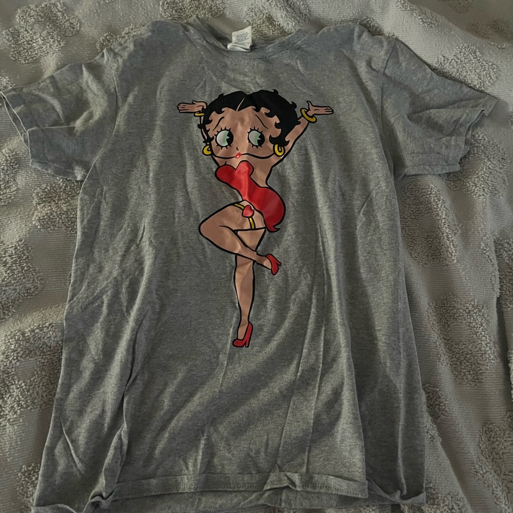 Gray women’s Betty Boop t-shirt